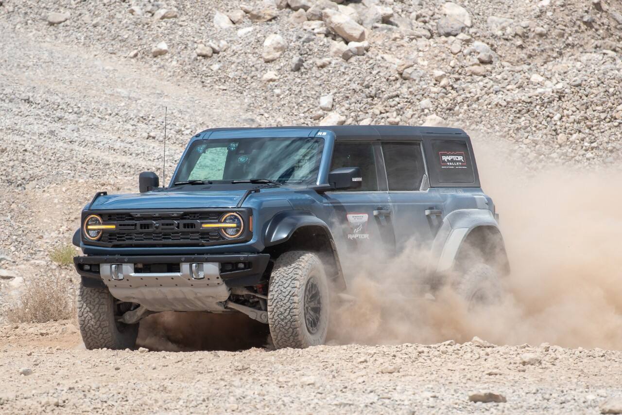 Jim Farley experiences the all-new Raptor Valley experience at Bronco Off-Roadeo Nevada.